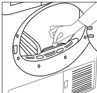 BEKO DPU8360X - Het reinigen van de sensoren - 1