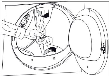 BEKO DPU8360X - Verwijdersen van de transportbeveiliging - 1