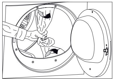 BEKO DPU8360X - Removing the transportation safety assembly - 1