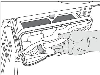 BEKO DPU7340X - Cleaning the filter drawer - 3