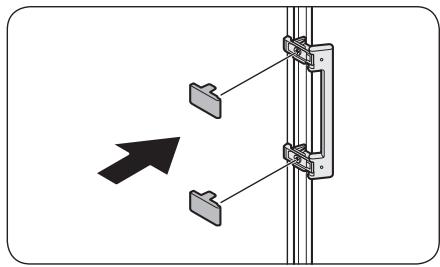 SAMSUNG RZ32M7535WW - Inversion de la position de la poignée de porte - 6