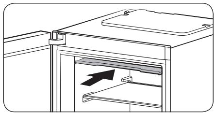 SAMSUNG RZ32M7535WW - Het deksel van de bovenste plank openen (alleen bepaalde modellen) - 2
