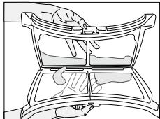 BEKO DHS8412PA0 - Limpeza do filtro para fiapas/Supérência interna da porta de carreamento - 5
