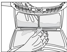 BEKO DHS8412PA0 - Limpeza do filtro para fiapas/Supérência interna da porta de carreamento - 6