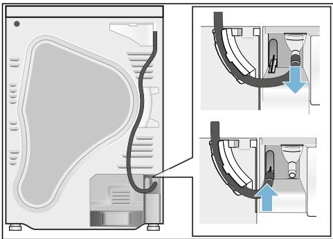BOSCH WTW874H3 - Draining the condensation water - 2
