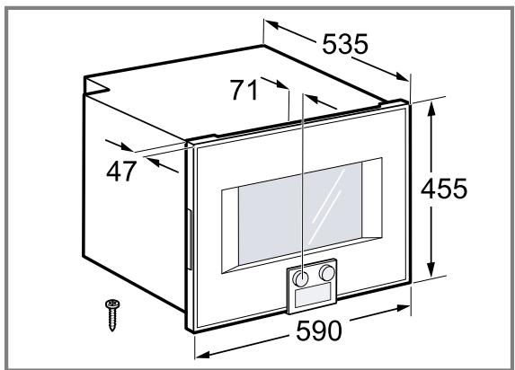 GAGGENAU BS455101  -  BS455101 - Dimensions de l'appareil - 2