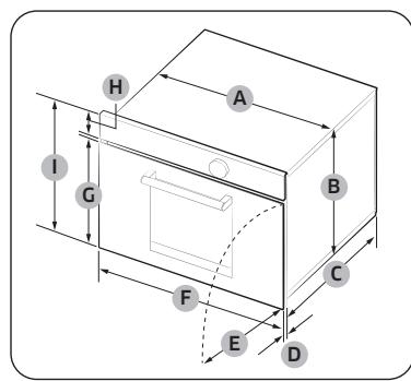 SAMSUNG NQ50T9539BD/EF  -  NQ50T9539BD/EF - Installatie in een kast - 1