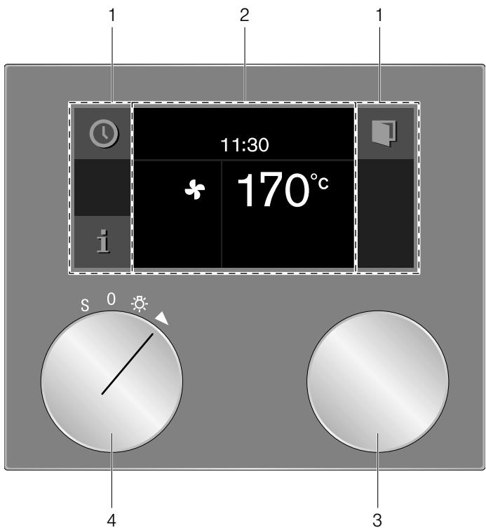 GAGGENAU BO420102 - BO420102 - Afficheur et éléments de commande - 1