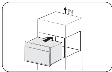 SAMSUNG NQ5B4553FBB/U1  -  NQ5B4553FBK/U1 - Mounting the oven - 1