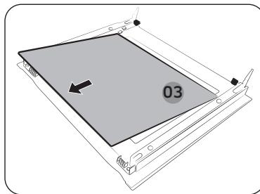 SAMSUNG NV7B6675CAN/U1  -  NV7B6675CCK/U1 -  NV7B6675CAN/U1 - Vitre de la porte - 4
