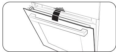 SAMSUNG NV7B6675CAN/U1  -  NV7B6675CCK/U1 -  NV7B6675CAN/U1 - Fermetre en douceur de la porte (lente, sécurisée et silencieuse) (modèles applicables uniquement) - 1