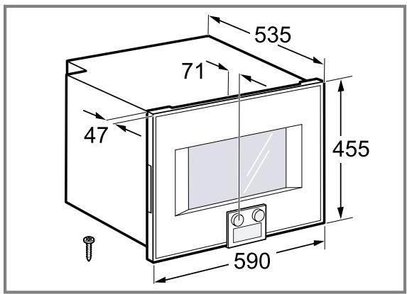 GAGGENAU BS450101 - BS450101 - Dimensions de l'appareil - 2