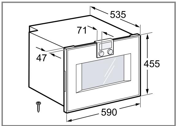 GAGGENAU BS450101 - BS450101 - Dimensions de l'appareil - 1