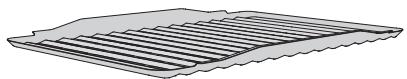 MIELE H 2760-2 BP PizzaPlus  -  H 2760-2 BP PizzaPlus - Plaque à griller et rôtir HGBB 71 - 1