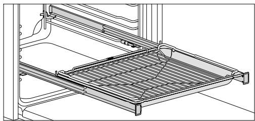 MIELE H 2760-2 BP PizzaPlus  -  H 2760-2 BP PizzaPlus - Rails coulissants flexiclips HFC 70-c - 5