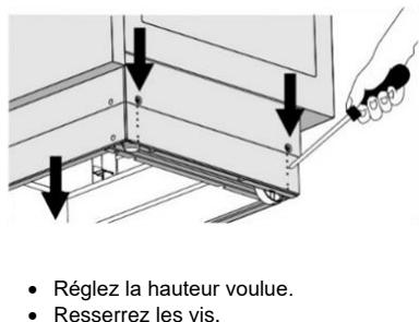 GORENJE GEC5C41SG  -  GEC5C41SG - RéGLAGE DE LA CUISINIÈRE EN HAUTEUR (selon le modele) - 2