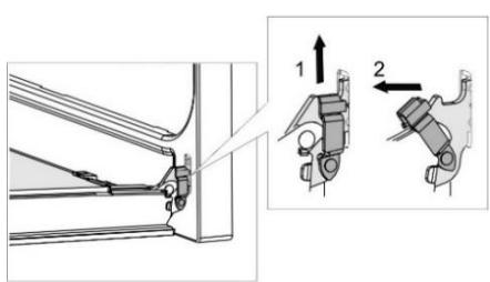 GORENJE GEC5C41SG  -  GEC5C41SG - DÉMONTAGE ET REMONTAGE DE LA PORTE DU FOUR (selon le modele) - 1