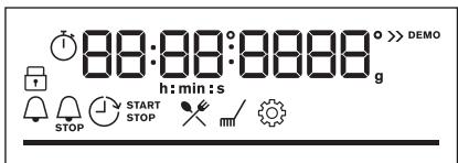 88:00:0000 h: min : s g DEMO STOP START STOP