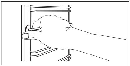 ELECTROLUX LOHFP46BX0  -  LOHFP46BX0 - Comment retirer : Supports de grille - 1