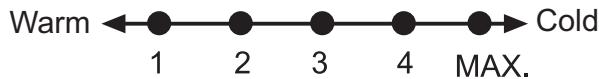 BEKO FSE13030N - Setting the operating temperature - 1