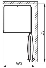 AEG AGB625F7NW - Abmessungen - 3