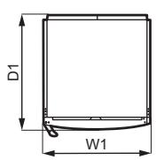 AEG AGB625F7NW - Abmessungen - 2
