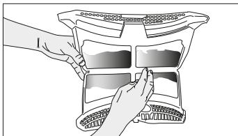 GRUNDIG GT76924D - Filtres à fibres (filtres internes et externes) / Nettoyage de la surface interieure de la porte de chargement - 4