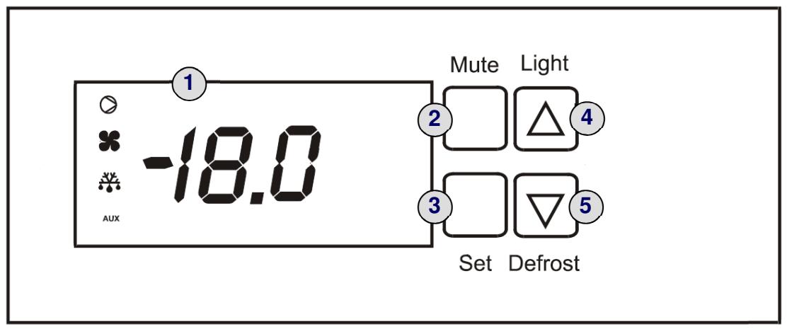 LIEBHERR FDv 4613 - Operating and control elements - 1