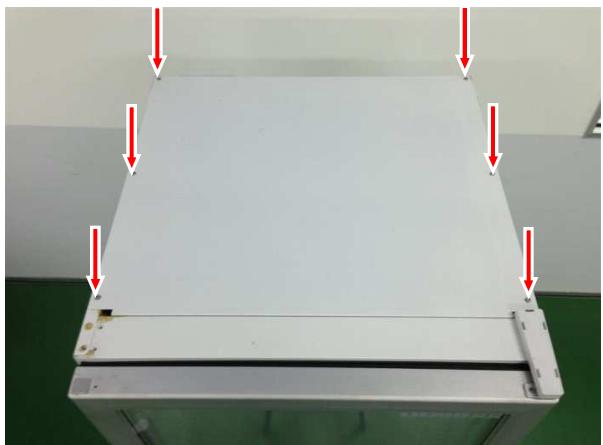 LIEBHERR FDv 4613 - Remove top covers: - 2