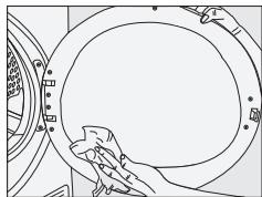 GRUNDIG GT55811D - Cartouche filtrante / Surface interieure de la porte - 6