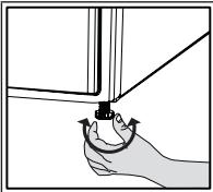 GRUNDIG GT55811D - Réglage des supports - 1