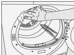GRUNDIG GT55811D - Cartouche filtrante / Surface interieure de la porte - 5