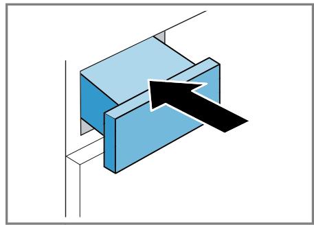 BOSCH WQG233C9FG - Insérer le réservoir à fond - 1