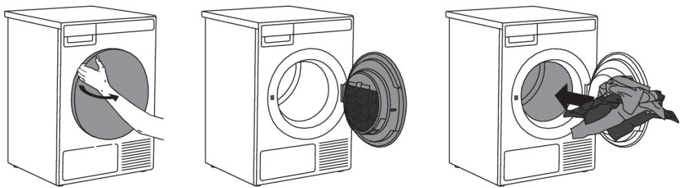 ASKO TDC1771HC.S - ÉTAPE 3: chargez le linge - 1