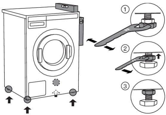 ASKO TDC1771HC.S - Comment monter le sèche-linge sur le lave-linge (ASKO): - 4