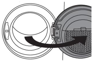 ASKO TDC1771HC.S - Inversion du sens d'ouverture du hublot - 2