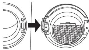ASKO TDC1771HC.S - Inversion du sens d'ouverture du hublot - 4