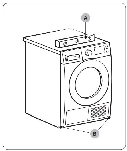 SAMSUNG DV81TA220AE/EN  -  DV81TA220AH/EN - Waterpas zetten - 1