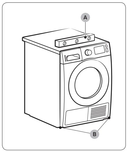 SAMSUNG DV81TA220AE/EN  -  DV81TA220AH/EN - Nivellierung - 1