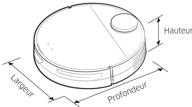 SAMSUNG VR30T85513W/WA - VR30T85513W/WA - Caractéristiques techniques de l'appareil - 1