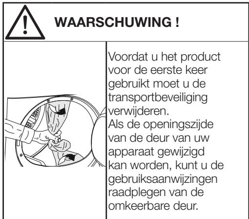 BEKO KC 720301 BX - KC720301BX1 - Verwijdersen van de transportbeveiliging - 1