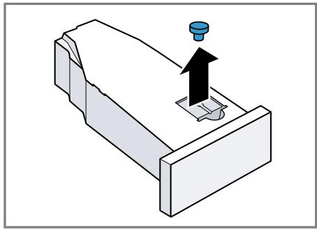BOSCH WQG245DCFG  -  WQG245DSFR - Préparer le réservoir d'eau de condensation pour l'entretien de l'appareil - 1