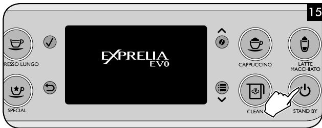 SAECO EXPRELIA EVO - FIRST INSTALLATION PRIMA INSTALLAZIONE - 19