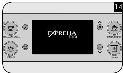 SAECO EXPRELIA EVO - FIRST INSTALLATION PRIMA INSTALLAZIONE - 18