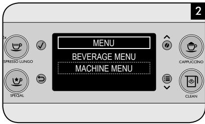 SAECO EXPRELIA EVO - MACHINE MENU MENUMACCHINA - 2