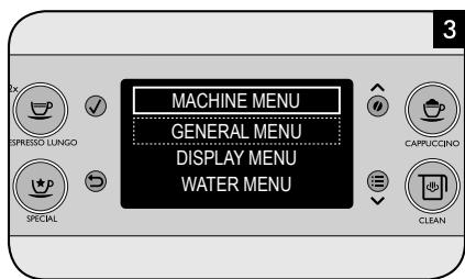 SAECO EXPRELIA EVO - MACHINE MENU MENUMACCHINA - 3