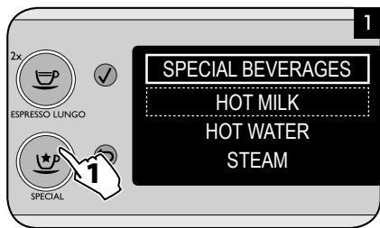 SAECO EXPRELIA EVO - "SPECIAL" BEVERAGES BEVANDE "SPECIAL" - 1
