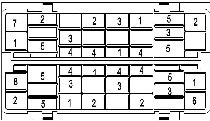 MEDION MD 16698 - Exemple de chargement des couverts - 1