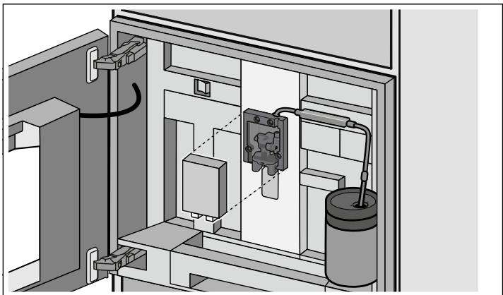 GAGGENAU CM450 - Utiliser le réservoir à lait : - 1