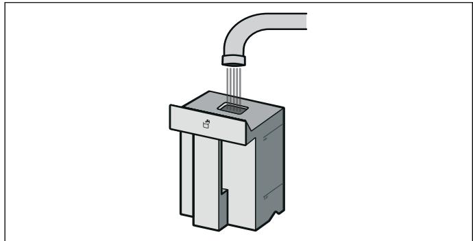 GAGGENAU CMP250102  -  CMP250112 -  CMP250102 -  CMP250132 - Remplir le réservoir d'eau et le réservoir pour café en grains - 1